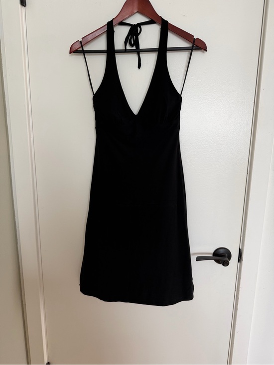Volcom Dresses & Skirts - Volcom Black Halter V-Neck Mini Dress